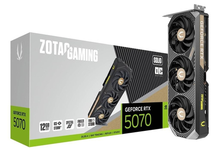 Karta graficzna GeForce RTX 5070 SOLID OC 12GB GDDR7 192bit 3DP/HDMI