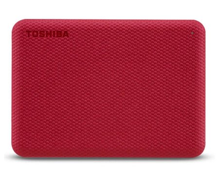 Dysk zewnętrzny Toshiba Canvio Advance 4TB 2,5" USB 3.2 Gen 1 red