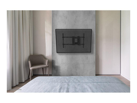 NEOMOUNTS WL40-550BL16 Wallmount Full motion 3 pivots 40-65inch Max 40kG VESA max 600x400 Distance to wall 5.3-49cm Black