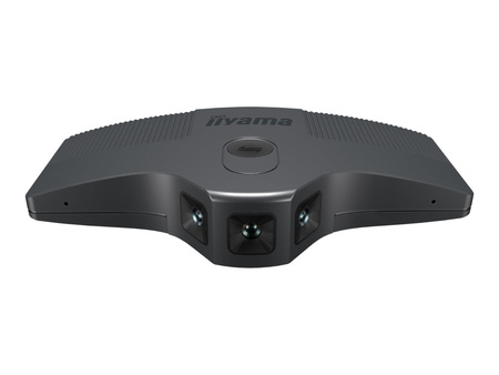 IIYAMA UC CAM180UM-1 Cam 180D / 2 Mic 4K UHD 180degree dFov PanoCam 12MP Microphone 2x with 4m voice pickup Easy mount USB-C-USB-A