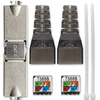 Wtyk RJ45 beznarzędziowy STP | CAT6 | JACK PIN | T568B | T568A 
