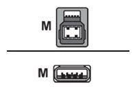 UNITEK C14095BK-2M Kabel USB 3.0 do drukarki M/M 2M 5Gbps
