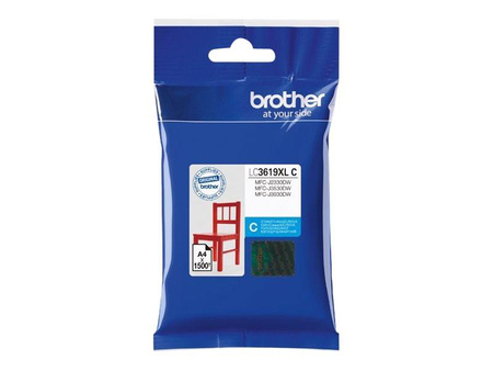 BROTHER LC3619XLC Tusz Brother LC3619XLC cyan 1 500str MFC-J2330DW / MFC-J3530DW / MFC-J3930DW