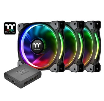 Riing 12 RGB Plus TT Premium Edition 3 Pack (3x120mm, 500-1500 RPM)