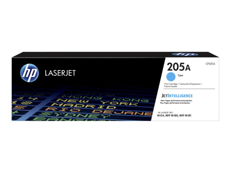 HP CF531A Toner HP 205A cyan 900 str. HP M180n/M181fw