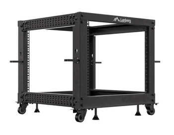 Open rack 19'' 9U 600x600-1100 regulowany czarny