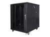 LANBERG FF01-6815-12B Lanberg szafa stojąca rack 19 15U/ 600x800mm czarna