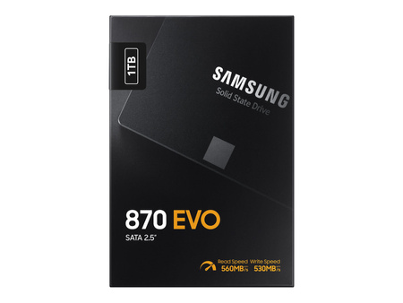 SAMSUNG 870 EVO 1TB SATA III 2.5inch SSD 560MB/s read 530MB/s write
