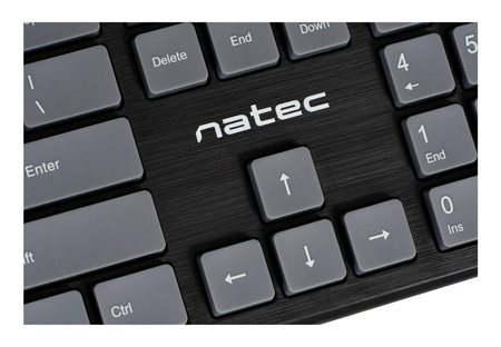 NATEC KLAWIATURA DISCUS 2 US SLIM CZARNA NKL-1829