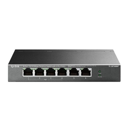 Przełącznik SF1006P 6xFE (4xPoE+) 