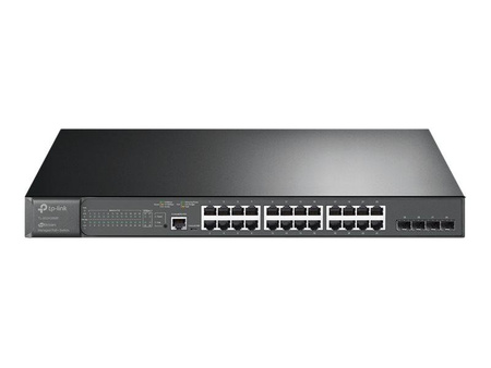 TP-LINK JetStream 28-Port Gigabit L2+ Managed Switch with 24-Port PoE+