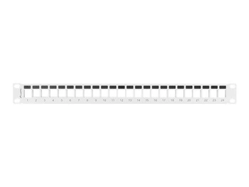 LANBERG PPKS-1024-S Lanberg keystone Patch Panel 19, 24 port 1U, szary