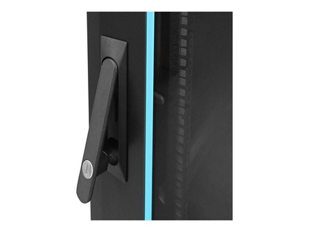 QOLTEC 54518 Szafa RACK 19cali / 15U / 600 x 600 x 855 / Stalowa obudowa