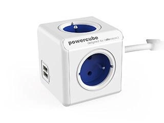 Przedłużacz allocacoc PowerCube Extended USB 2402BL/FREUPC (1,5m; kolor niebieski)