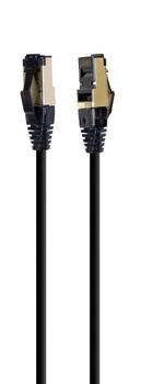 GEMBIRD PP8-LSZHCU-BK-3M S/FTP Kat. 8 LSZH patchcord czarny 3m