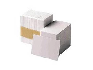 Zebra white PVC cards, 30 mil (500 cards)