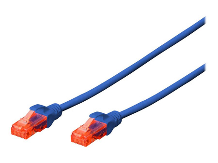 DIGITUS DK-1612-005/BL Kabel Digitus patch cord UTP, CAT.6, czarny, 0,5m, 15 LGW