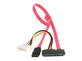 GEMBIRD CC-SATA-C1 Gembird kabel do dysków SERIAL ATA III zasilający+ kabel danych COMBO 2 w 1