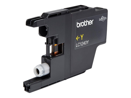 BROTHER LC1240Y Tusz Brother LC1240Y yellow 600str DCP-J525W / DCP-J725DW / MFC-J625DW