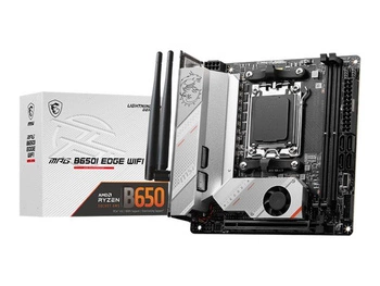 MSI MPG B650I EDGE WIFI AMD Socket AM5 DDR5 up to 64GB PCIe x16 4xSATA Mini-ITX