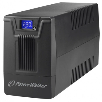 Zasilacz awaryjny UPS POWERWALKER LINE-INTERACTIVE 800VA SCL 2X PL 230V, RJ11/45 IN/OUT, USB, LCD