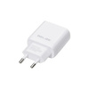 Ładowarka sieciowa 25W GaN USB-C PD 3.0 bez kabla, biała