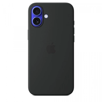 Etui silikonowe z MagSafe do iPhonea 16 Plus - czarne