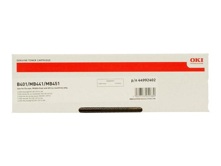 OKI 44992402 Toner OKI black 2500str B401/MB441/451