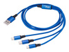 AKYGA Kabel USB AK-USB-27 USB A m / micro USB B m / USB type C m / Lightning m 1.2m