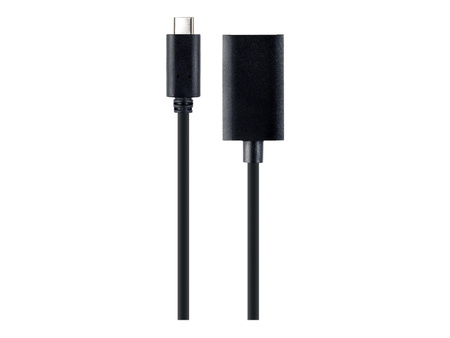 GEMBIRD Adapter USB-C do DisplayPort czarny 4K 15 cm