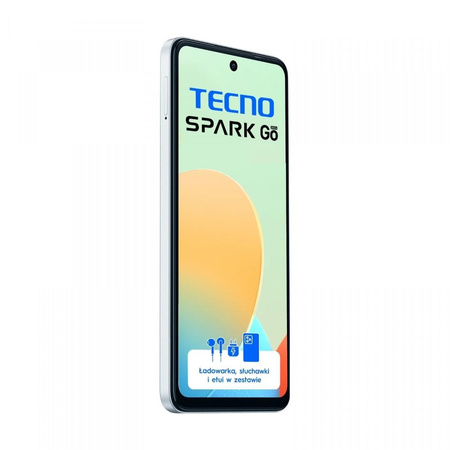 Smartfon Spark GO 2024 BG6 64+4 Mystery White