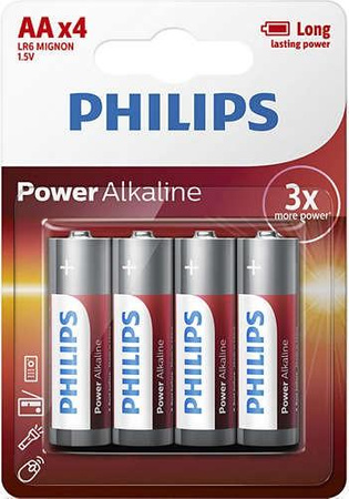 Baterie Power Alkaline AA 4szt. blister