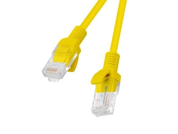 PATCHCORD KAT.6 0.25M ŻÓŁTY FLUKE PASSED LANBERG