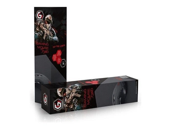 GEMBIRD MP-GAME-M Gembird podkładka pod mysz, gaming, rozmiar M 250x350mm, czarna