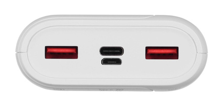 Powerbank Silicon Power QS15 20000mAh QC3.0+PD 2xUSB A, 1x mUSB + 1x USB C, biały