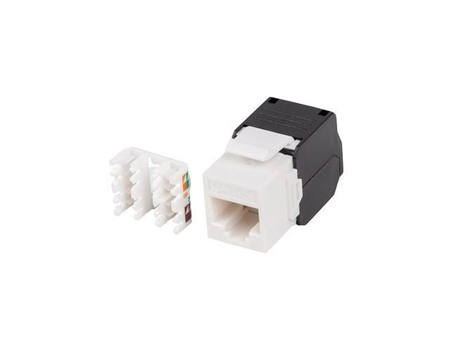 LANBERG Moduł Keystone Gniazdo Beznarzędziowy RJ45 Kat 5E UTP