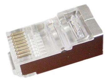 GEMBIRD LC-PTF-01/50 Gembird wtyk sieciowy RJ45 (50 sztuk) przelotowy FTP,8P8C, do drutów i linek