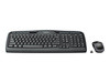 LOGITECH Wireless Combo MK330 Keyboard and mouse set wireless 2.4 GHz International black (US)