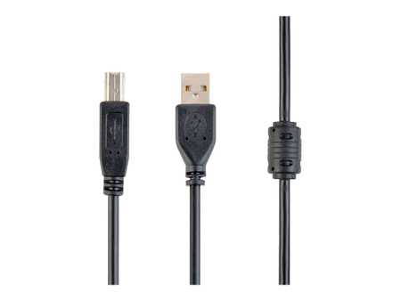 GEMBIRD CCF-USB2-AMBM-10 Gembird AM-BM kabel USB 2.0 3M High Quality, FERRYT