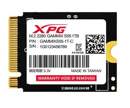 Dysk SSD XPG GAMMIX S55 1TB PCIe 4x4 5/3.7MB/s M2230 