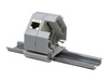 LOGILINK MP0053 DIN-rail adapter for RJ45 keystone jack 1-port