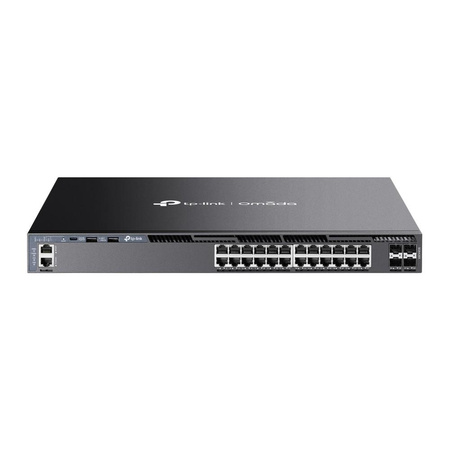 Przełącznik zarządzalny SG6428X Omada 24-Port Gigabit Stackable L3 Managed Switch with 4 10GE SFP+ Slots