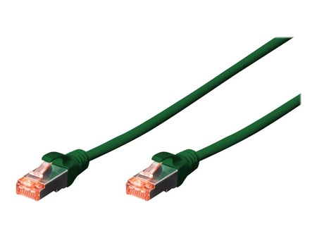 DIGITUS CAT 6 S-FTP patch cable Cu LSZH AWG 27/7 length 1 m color green