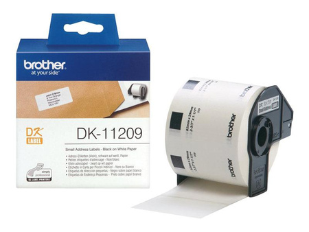 BROTHER DK11209 Taśma Brother SMALL ADDRESS LABEL 29MM X 62MM X 800
