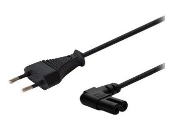 SAVIO CL-144 Power cable 2pin C7 M angled 3.0m