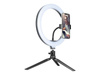 TRACER Lampa pierścieniowa RING 26cm z mini statywem