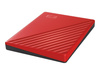 WDC WDBYVG0020BRD-WESN Dysk zewnętrzny WD My Passport, 2.5, 2TB, USB 3.2, czerwony