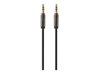 GEMBIRD CCAP-444-1M Gembird elastyczny kabel stereo minijack-minijack M/M 1m