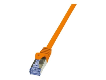 LOGILINK CQ3078S LOGILINK Patchcord Cat.6A 10G S/FTP PIMF PrimeLine 5m pomarańczowy