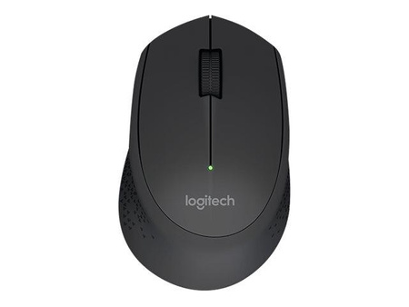 LOGITECH M280 Mouse right-handed optical 3 buttons wireless 2.4 GHz USB wireless receiver black